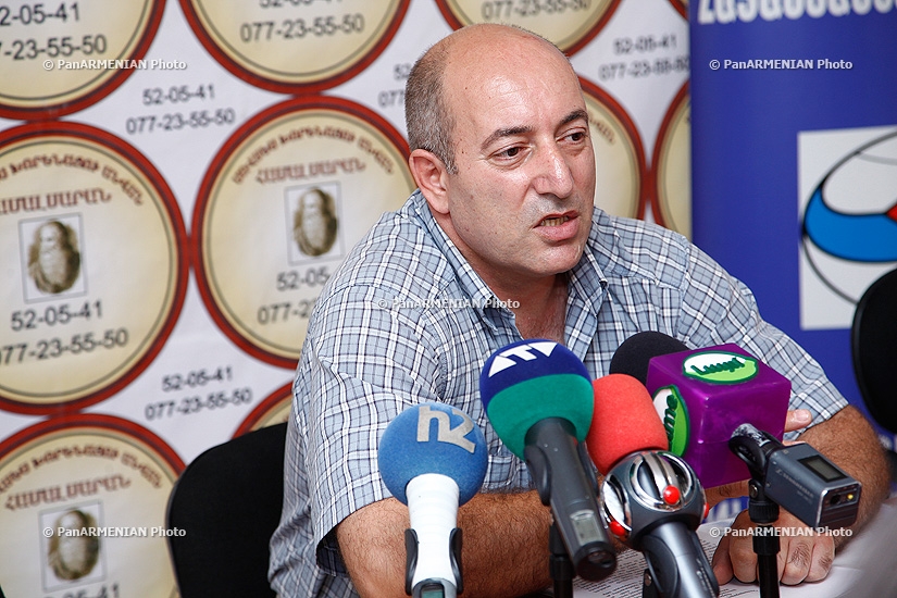 Press conference of Khachatur Marozyan, Head of the International Association of Lawyers and Psychologists