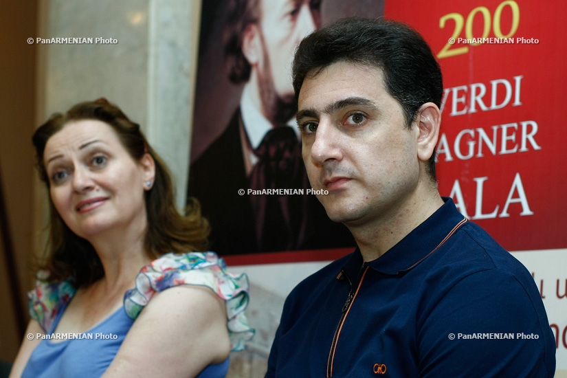Press conference of the Armenian soprano Hasmik Papian