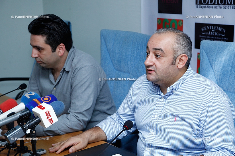 Press conference of Petros Ghazaryan and Alen Simonyan