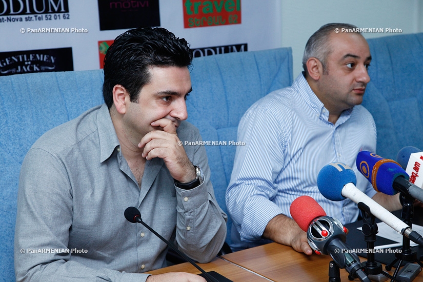 Press conference of Petros Ghazaryan and Alen Simonyan