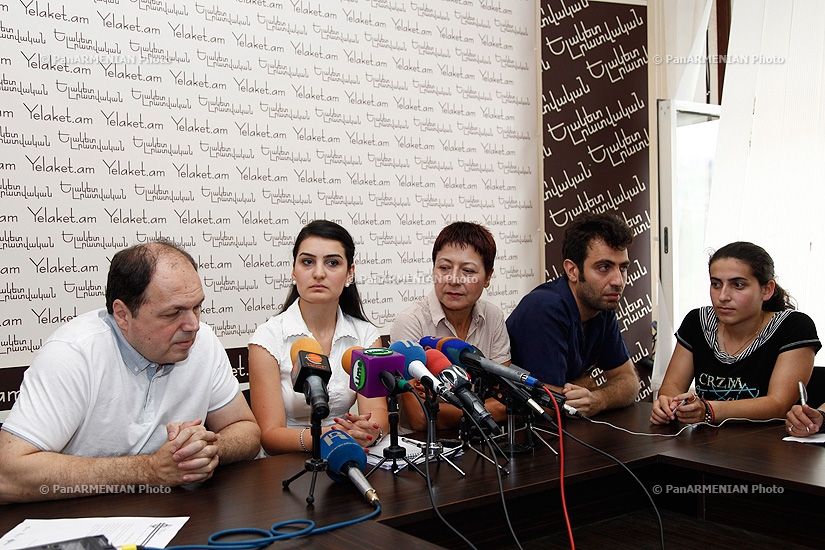 Press conference of Tatevik Khachatryan, Armen Alaverdyan and Susanna Tadevosyan