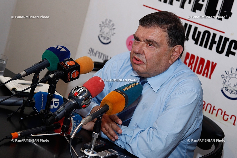Press conference of Gaspar Karapetyan, the Chairman of Hay Dat Committee of Europe 