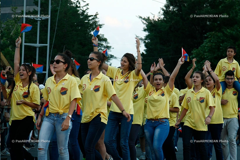 Церемония открытия игр Армянского Всеобщего Физкультурного Союза (АВФС)