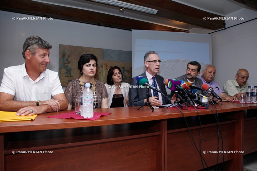 Joint press conference of Erebuni Historical and Archaeological Museum-Reserve and Armenian-French archeological expedition 