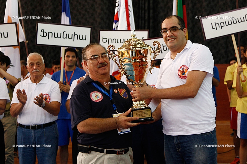 Церемония закрытия игр Армянского Всеобщего Физкультурного Союза (АВФС)