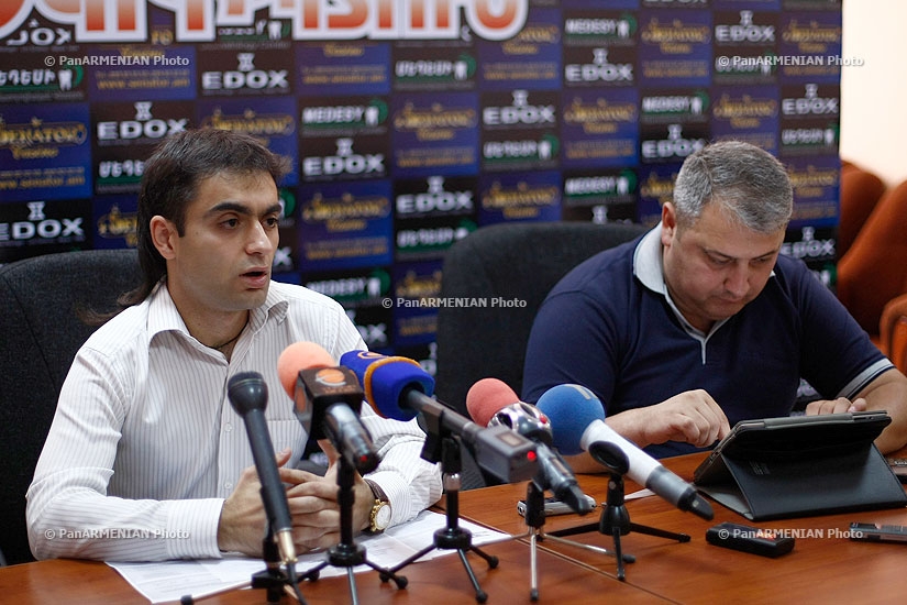 Press conference of FOICA's lawyer Gevor Hayrapetyan 