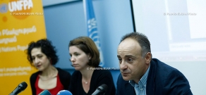Press conference of representatives of the United Nations Population Fund and Refugee Agency