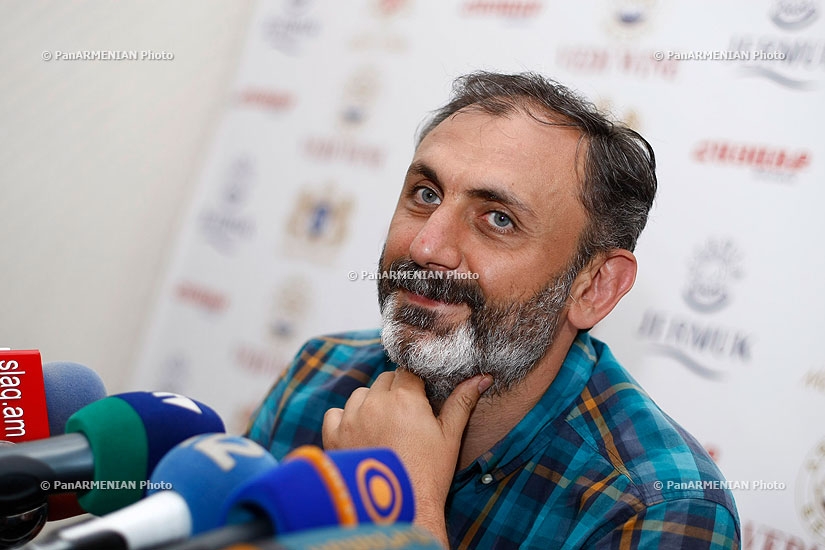 Press conference of President of Antares Media Holding Armen Martirosyan