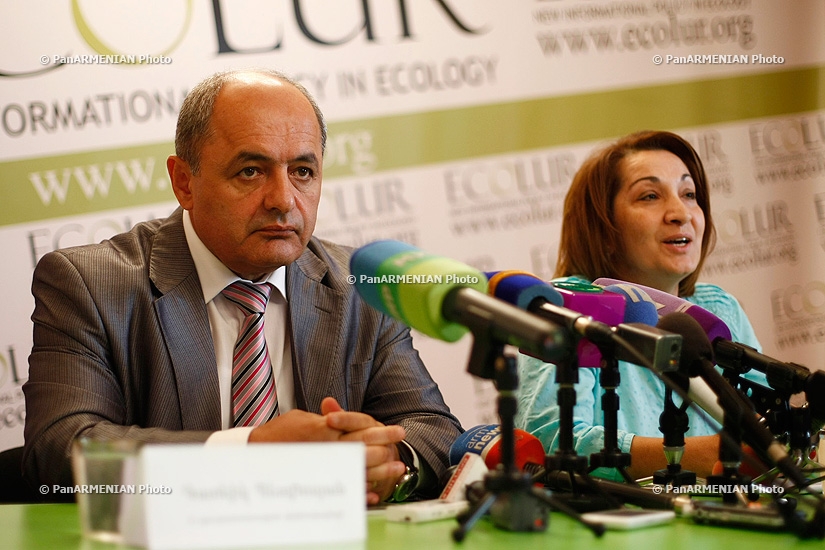 Press conference of Garnik Petrosyan and Nune Sarukhanyan