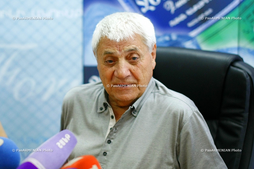 Press conference of duduk player Jivan Gasparyan