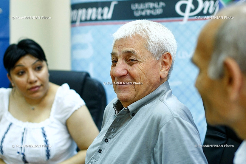 Press conference of duduk player Jivan Gasparyan