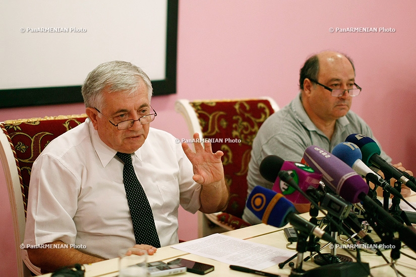 Пресс-конференция защитников обвиняемых Тиграна Хачатряна и Зарзанда Никогосяна