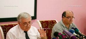 Пресс-конференция защитников обвиняемых Тиграна Хачатряна и Зарзанда Никогосяна