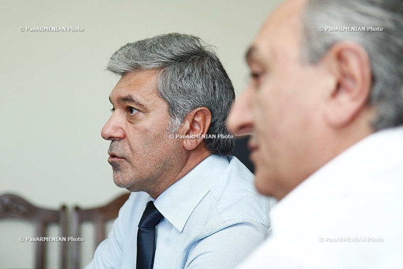 Press conference of Vardan Bostanjyan and Hovhannes Igityan