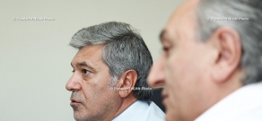 Press conference of Vardan Bostanjyan and Hovhannes Igityan
