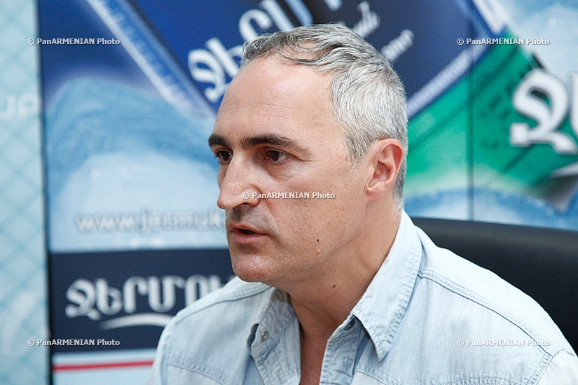 Press conference of film Director Tigran Khzmalyan