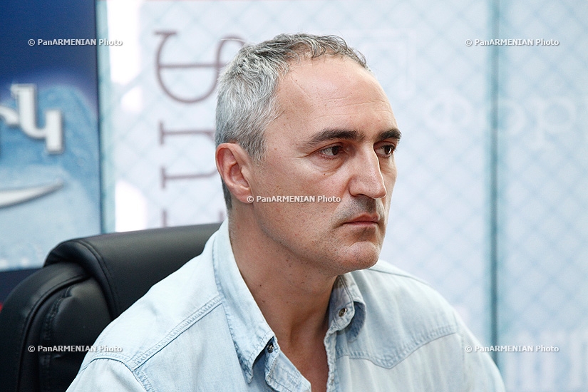 Press conference of film Director Tigran Khzmalyan