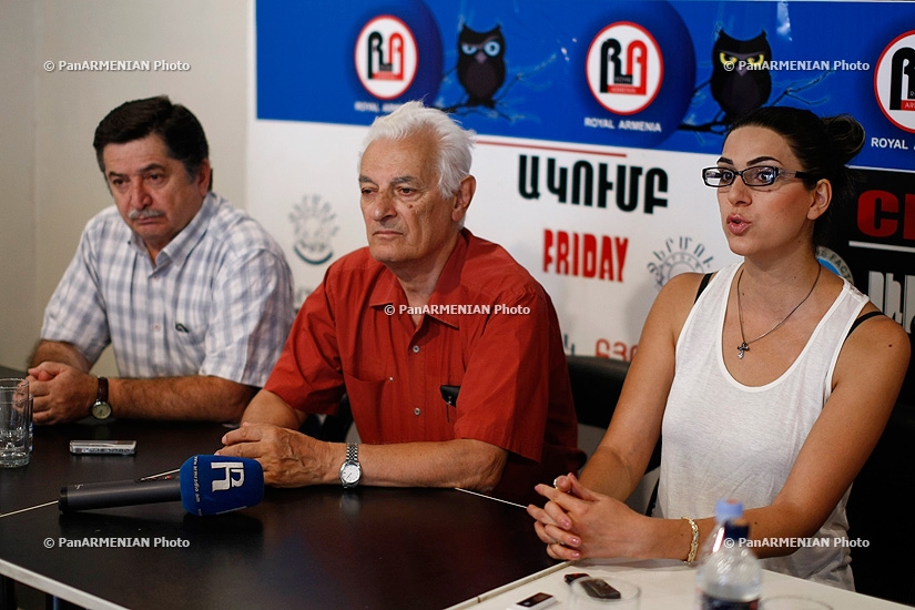 Пресс-конференция Сашур Калашяна, Вигена Аветиса и Ани Кочар