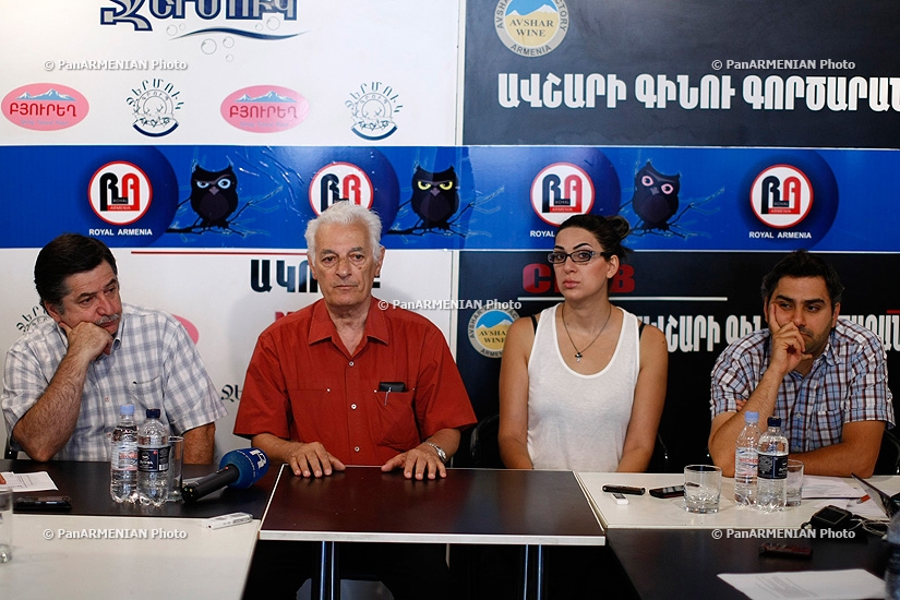 Press conference of Sashur Kalashyan, Vigen Avetis and Ani Kochar