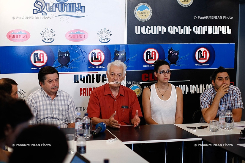 Press conference of Sashur Kalashyan, Vigen Avetis and Ani Kochar