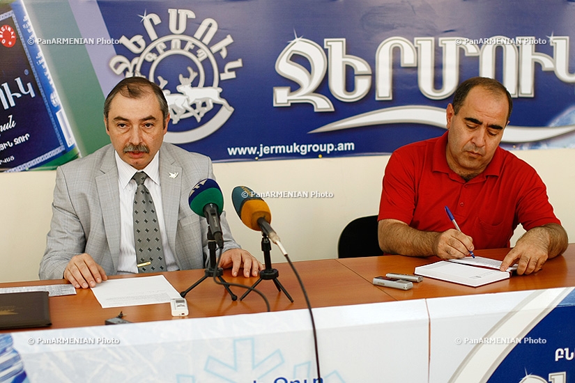 Пресс-конференция лидерa партии «Союз Конституционное право» (СКП) Айка Бабуханяна