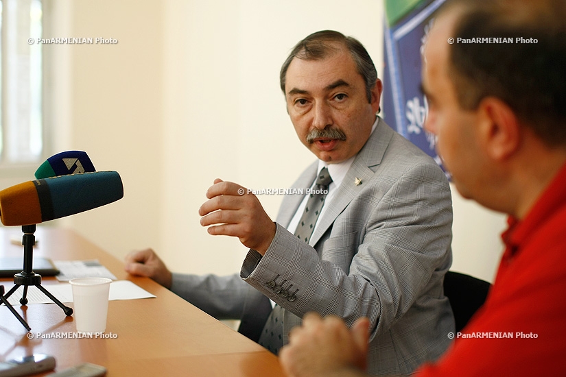 Press conference of Hayk Babukhanyan, chairman of Constitutional Right Union