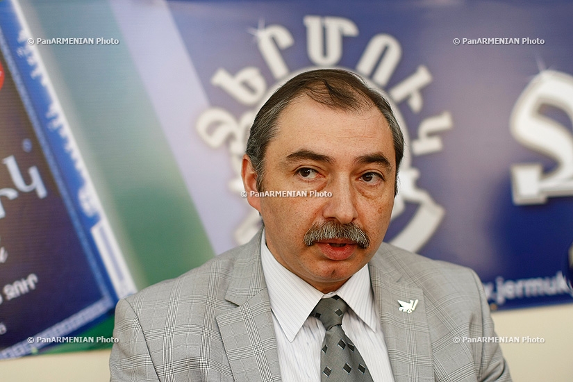 Press conference of Hayk Babukhanyan, chairman of Constitutional Right Union