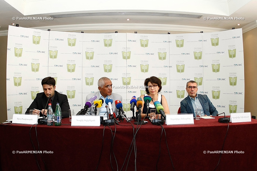 Press conference of the founders of Dilijan International School