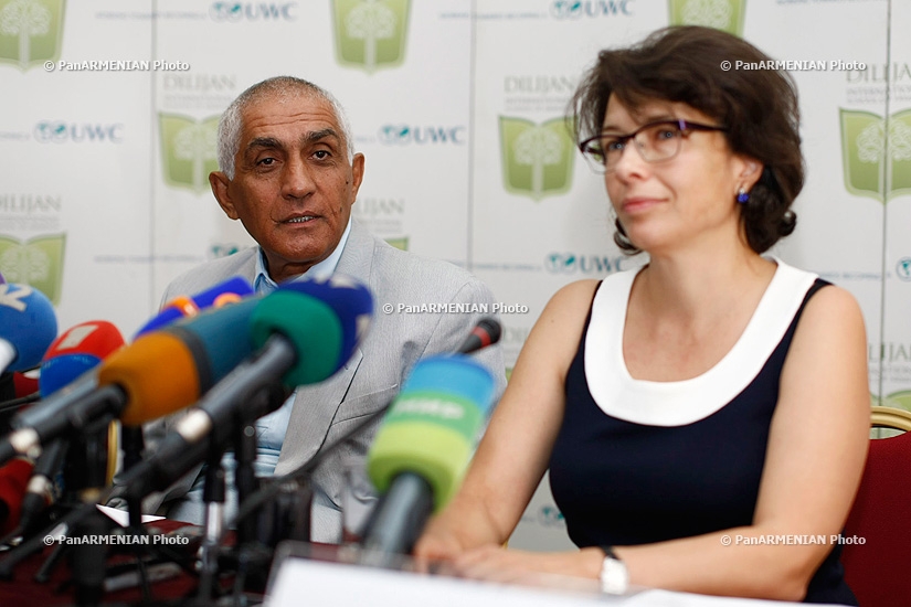 Press conference of the founders of Dilijan International School