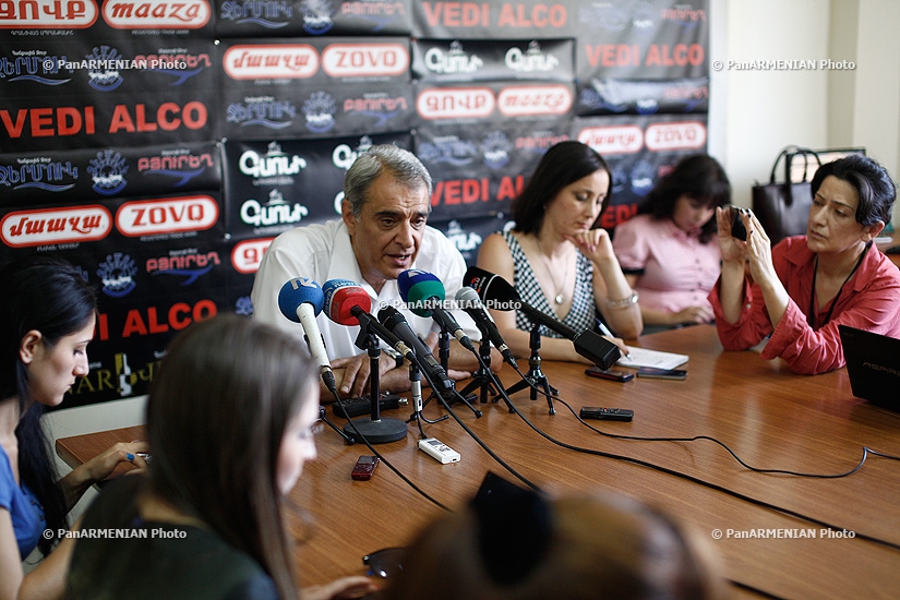 Press conference of Davit Shahnazaryan