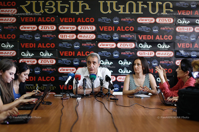 Press conference of Davit Shahnazaryan