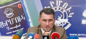 Press conference of Armen Martirosyan