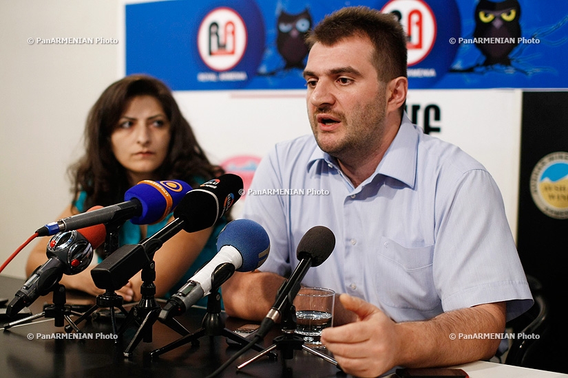 Armenia Today կայքի խմբագիր Արգիշտի Կիվիրյանի և փաստաբան Լուսինե Սահակյանի մամուլի ասուլիսը