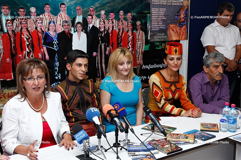 Press conference of the representatives of “Maratuk” ethnographic song and dance ensemble 