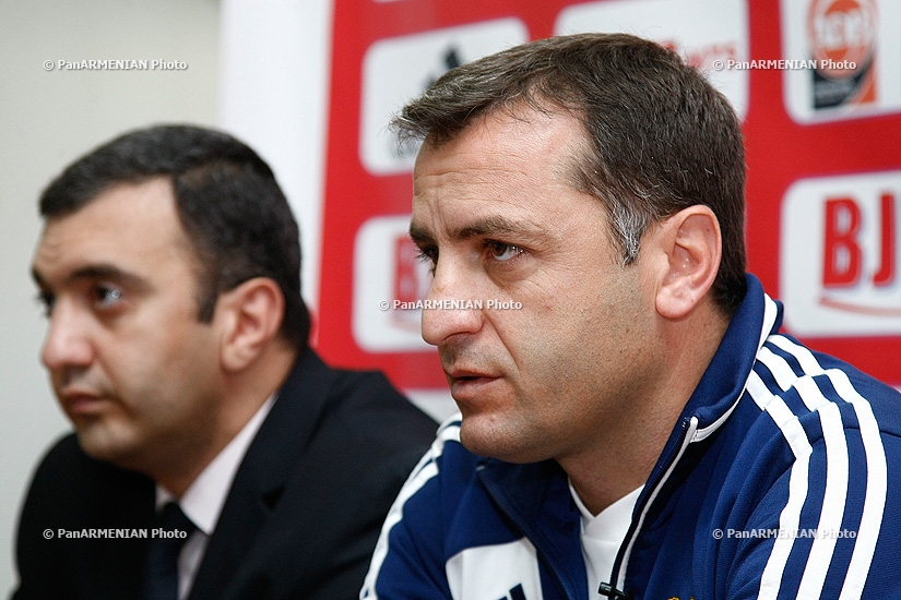 Пресс-конференция главного тренера сборной Армении по футболу Вардана Минасяна
