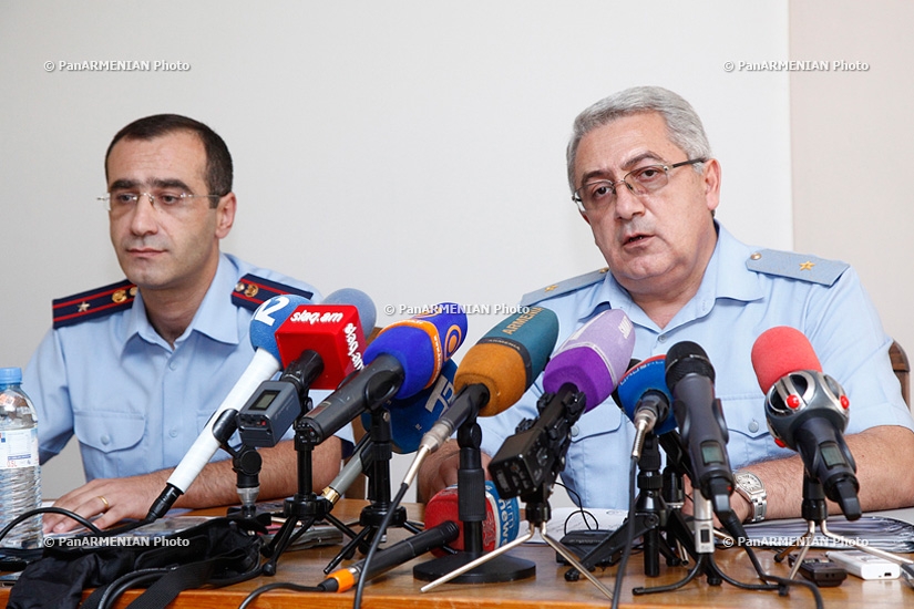 Press conference of Major-General,  head of Investigation Service of the Ministry of Defense  Armen Harutyunyan