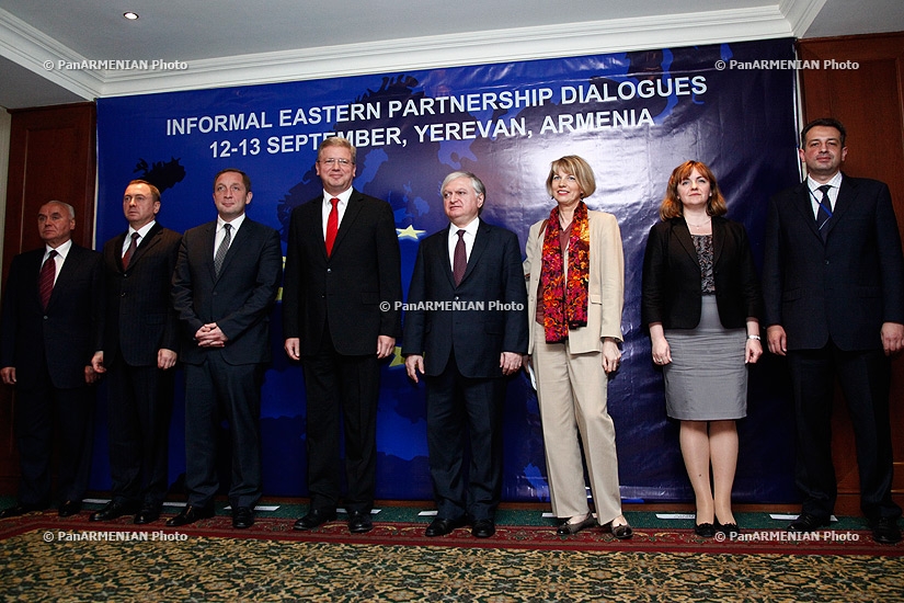 Пресс-конференция глав МИД стран-членов «Восточного партнерства» 