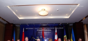 Press conference  of the foreign ministers of the Eastern Partnership member states