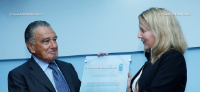 UN appointed Argentinian-Armenian businessman Eduardo Eurnekian as UNDP Goodwill Ambassador
