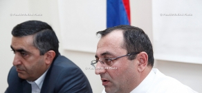 Press conference of ARF-D Supreme Body's members Armen Rustamyan and Artsvik Minasyan