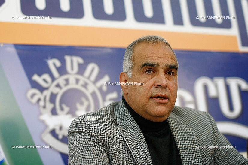 Press conference of Heritage party's leader Raffi Hovannisian 