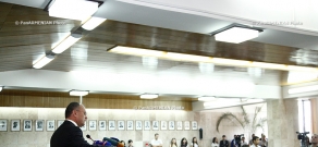 ՀՀ ՊՆ նախարար Սեյրան Օհանյանի հանդիպումը ԵՊՀ պրոֆեսորադասախոսական կազմի ներկայացուցիչների և ուսանողների հետ