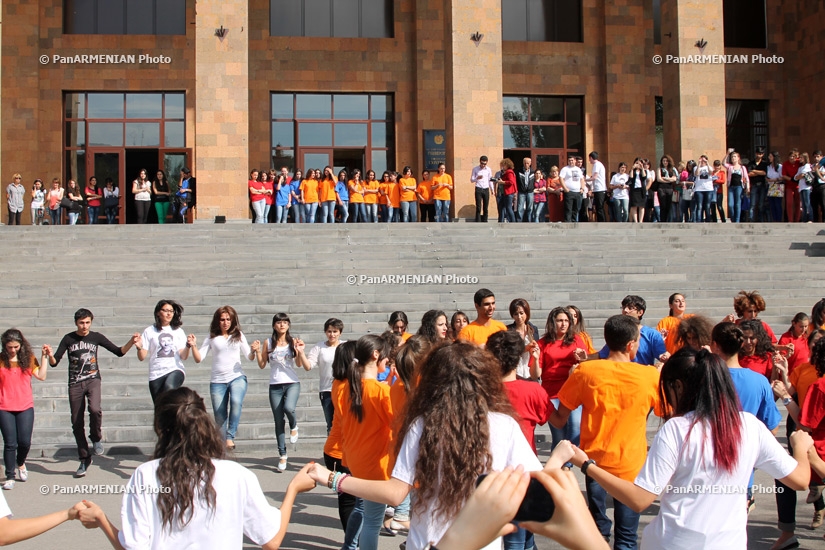 Студенческий совет ЕГУ организовал мероприятие, посвященное 22-летию независимости Республики Армения