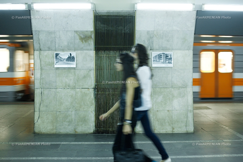  «Երևան. Հայացք XXI-րդ դարից» լուսանկարչական ցուցահանդեսի բացումը  մետրոպոլիտենի 5 կայարանում 