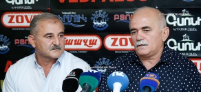  Press conference of Arabo detachment commander Manvel Yeghiazaryan and military journalist Ruben Hovhannisyan