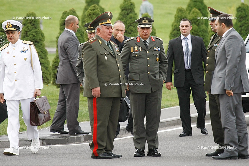 The Welcoming Ceremony for the delegation headed by Chief of General Staff of the Greek Armed Forces, General Mikhail Kostarakos 