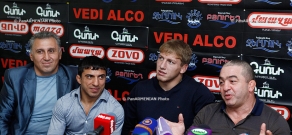 Press conference of Roman Amoyan, Artur Aleksanyan and Levon Julfalakyan