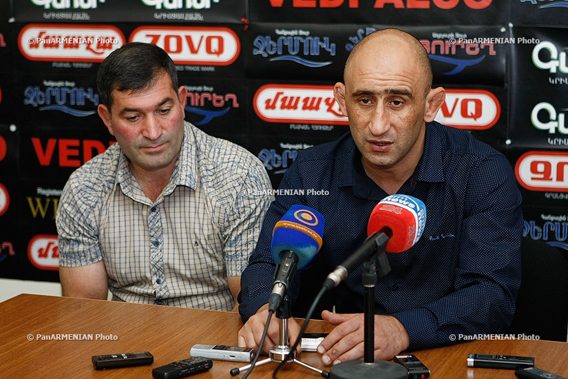 Press conference of Arayik Baghdasaryan, Hrant Yenokyan and Artur Arakelyan 