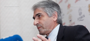 Пресс-конференция главы Государственного союза работодателей Армении Гагика Макаряна