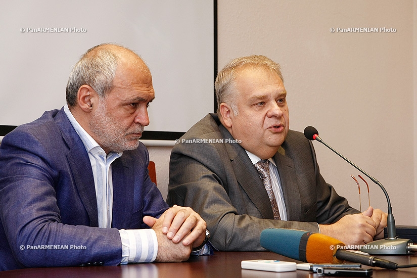 Press conference of Andranik Mihranyan,  Director of the New York based Institute for Democracy and Cooperation